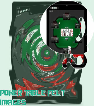 Green poker table