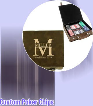 Personalized poker chip