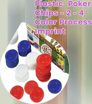 Plastic poker chips