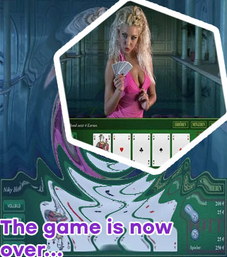 Strip poker mobile game