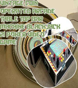 Tabletop video poker machine
