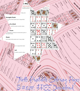 Texas holdem poker rules printable