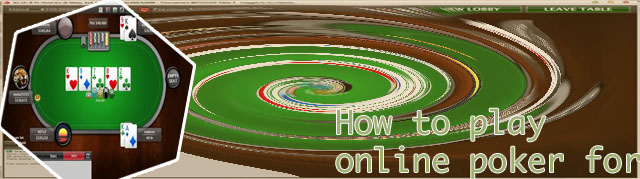 Virtual poker online